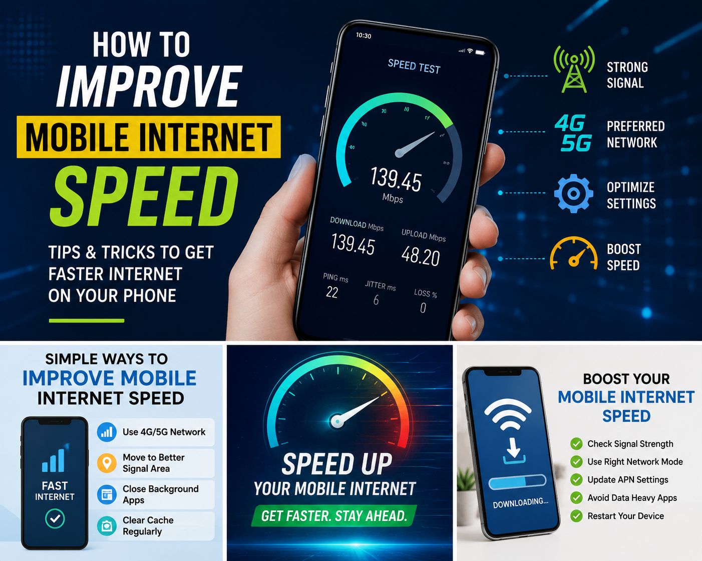 How to Improve Mobile Internet Speed