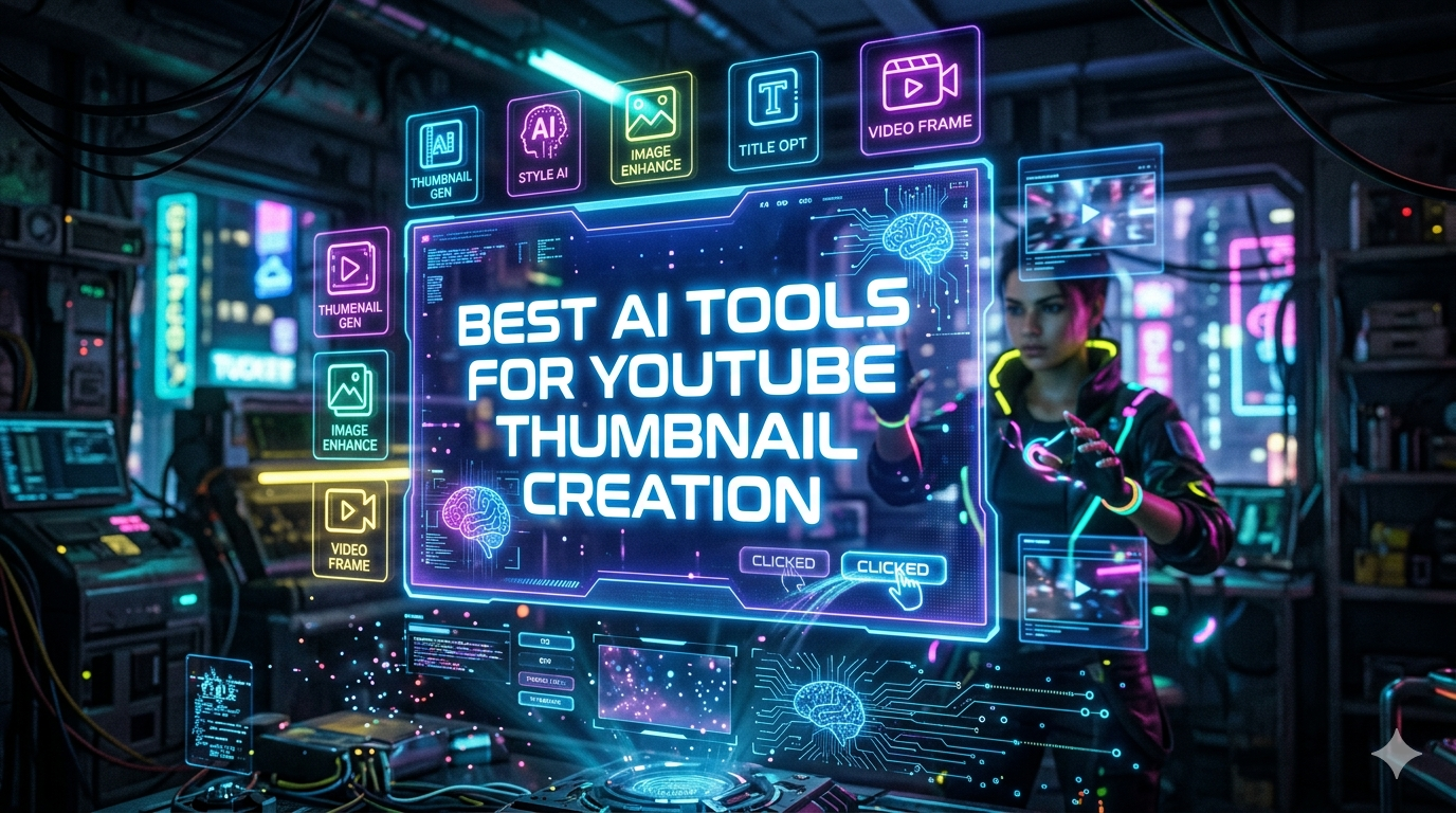 Best AI Tools for YouTube Thumbnail Creation